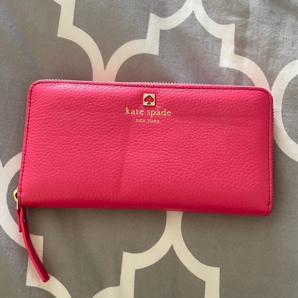 Kate Spade Pink Leather Wallet